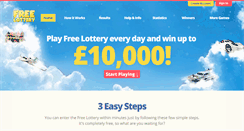 Desktop Screenshot of free-lottery.net