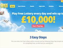 Tablet Screenshot of free-lottery.net